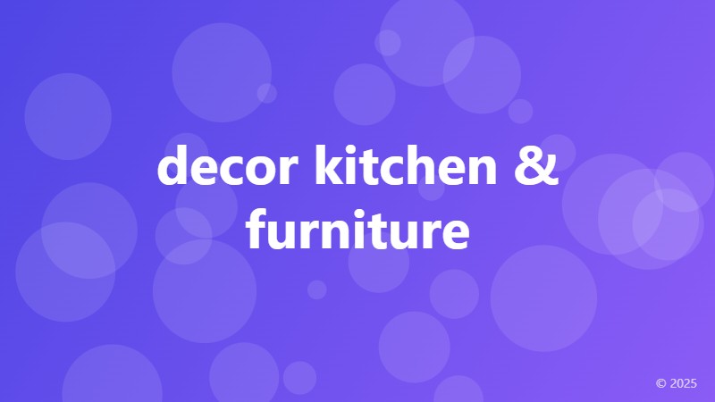 decor kitchen & furniture