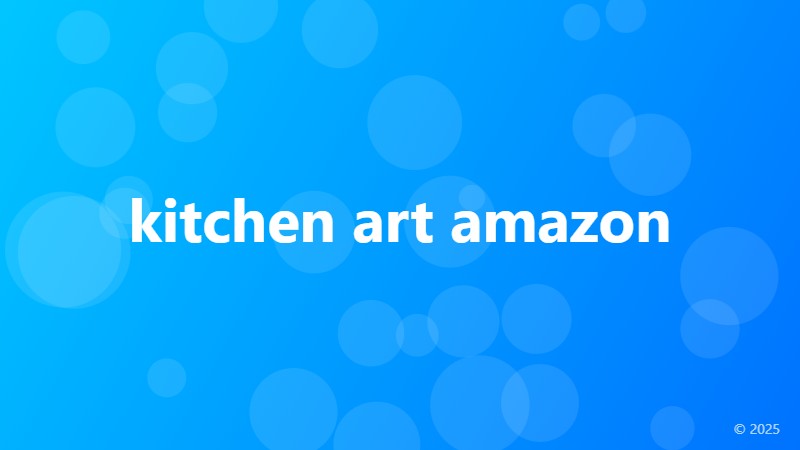 kitchen art amazon