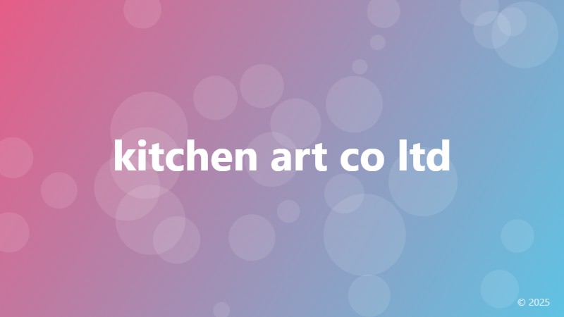 kitchen art co ltd