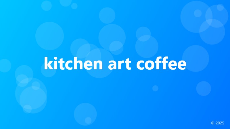 kitchen art coffee