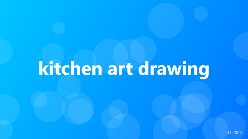 kitchen art drawing