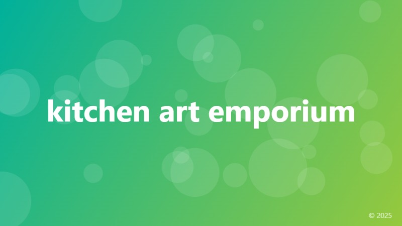 kitchen art emporium