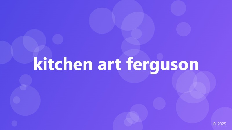 kitchen art ferguson