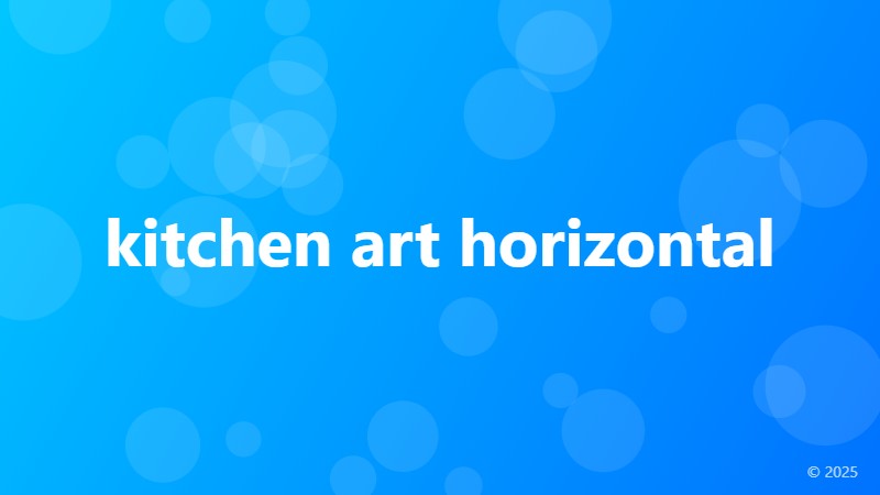 kitchen art horizontal