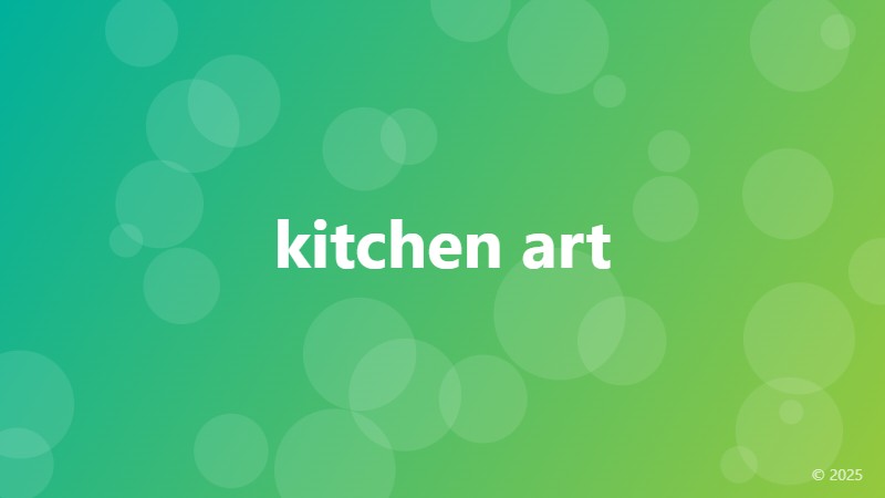 kitchen art