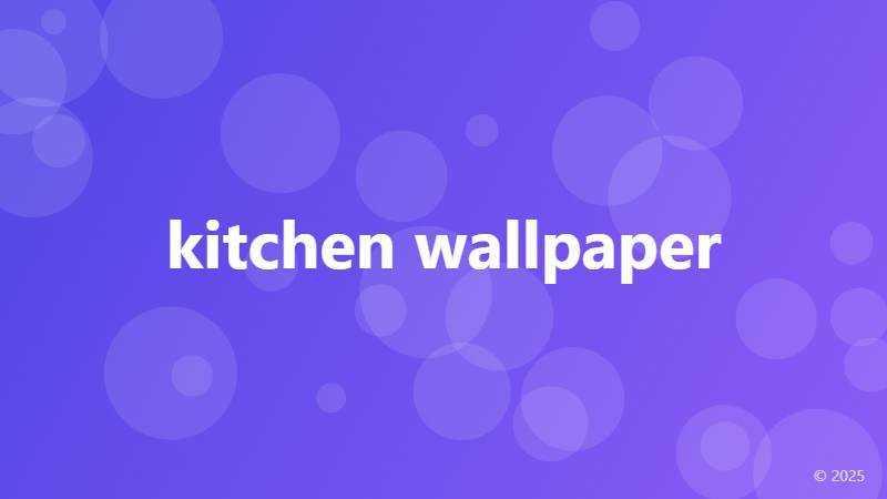 kitchen wallpaper